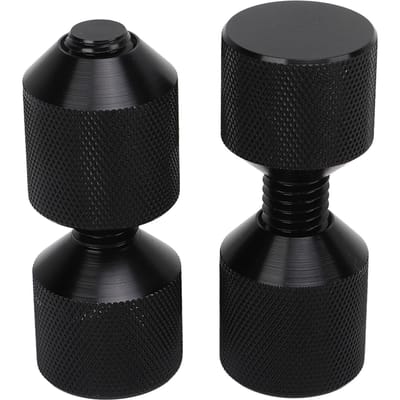 2 Stuks 1‑1 8in Twee Gat Pinnen Set Aluminium Schroefdraad 2 Gats Flens Uitlijnpin Pijpfitter Gereedschap voor ASME 150LB Flenzen