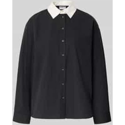 Oversized blouse met lange mouwen van puur katoen