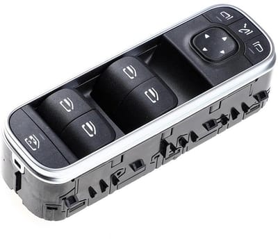 Raamschakelaar - Elektrische Raambediening - Auto Interieur - Directe Vervanging - 3 Pinnen - Zwart
