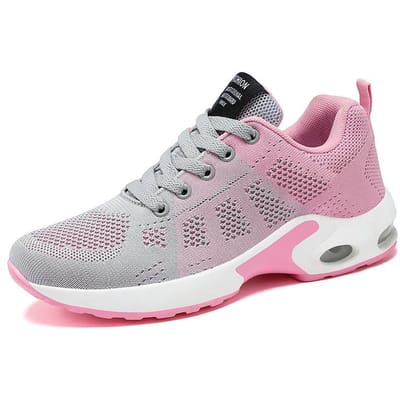 Schoenen Dames Lente Nieuwe Dames Schoenen Grote Maat Hardloopschoenen Luchtkussen Schoenen Casual Sportschoenen Dames 42 white