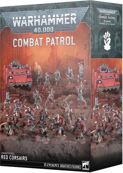 Boîte d'armée Games Workshop Warhammer 40k - Patrouille SMC Red Corsairs