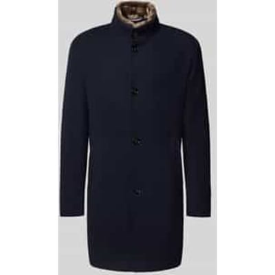 Regular fit lange jas met viscose
