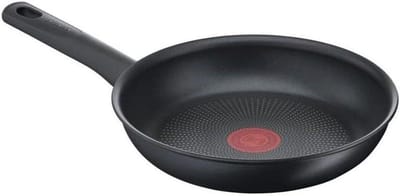 Recycled Koekenpan - Duurzame Pan - Koken en Bakken - Twee Lagen Antiaanbaklaag - 22 cm - Zwart