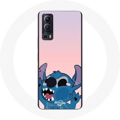 Vivo Y72 hoesje Naai de neus op de luchtroze achtergrond roze