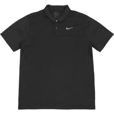Nike Dri-Fit Golf Logo vochtregulerend ademend poloshirt met korte mouwen voor heren, zwart AJ5480-010 L black