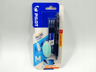 PILOT FriXion Ball Gelpen Set - Uitwisbaar, Navy Blauw, 3 Fillingen