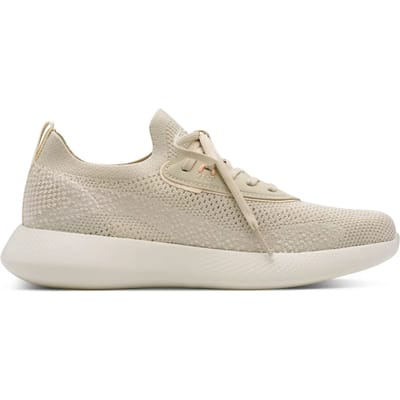 Tamaris dames sneaker 1-23715-46-418 dames lage veganistische beige sneaker