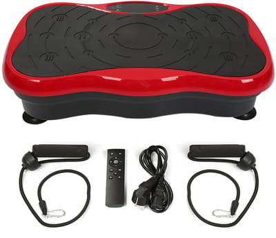PIPIPOXER-Trilplaat Tril Fitness Bluetooth LCD Training Oefenplatform-Rood