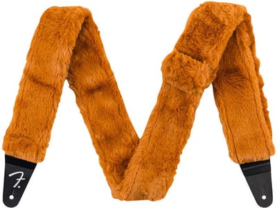 Fender 990642003 Poodle pluizige gitaarband, roest