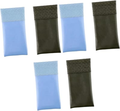 Opbergzakjes Brillen - Brillenhoesjes Beschermhoes - Veilig Opbergen - Zachte Bescherming - 6 Stuks - Gemengde Kleuren