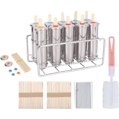 Huishoudelijk 304 Roestvrij Staal IJs Lolly Popsicle Vormen Kit IJs Vorm