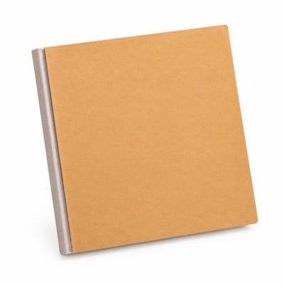 Tekenboek - formaat 17.5cm - bruin - basisverpakking