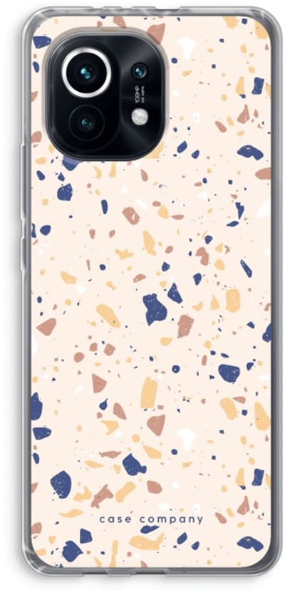 Case Company® - Hoesje geschikt voor Xiaomi Mi 11 hoesje - Terrazzo N°23 - Soft Cover Telefoonhoesje - Bescherming aan alle Kanten en Schermrand