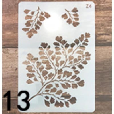 26cm Bladeren DIY Lagen Stencils Muurschildering Scrapbook Kleuren Embossing Album Decoratieve Kaart Sjabloon