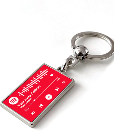 Spotify - Spotify Sleutelhanger voor jouw nummer, album, artiest of afspeellijst! - Cadeau - Verjaardag - Kerst - Kado - Valentijn - Vaderdag - Moederdag - Gepersonaliseerd Cadeau