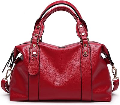 Elegante Dames Handtas Schoudertas Waterdicht PU Leer Werk Reistas Boston Bag