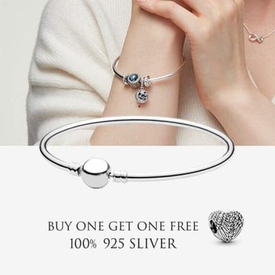 Nieuwe S925 Sterling Zilver Moments Kroon O Sluiting Slangenketting Armband Geschikt voor Originele Zilveren Bedels Voor Vrouwen DIY Sieraden Maken 19cm beige