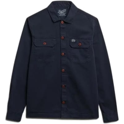Superdry - Overshirt met twee zakken - Heren - Lange mouwen shirts