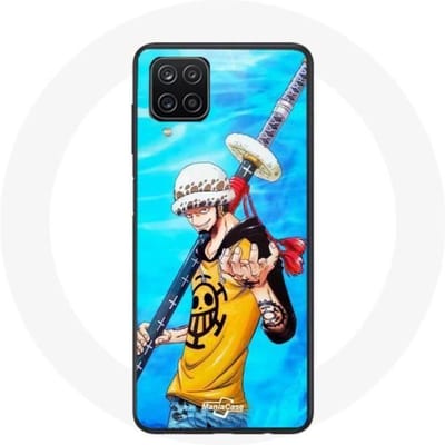 Hoesje Samsung Galaxy A12 One Piece Manga Trafalgar Law