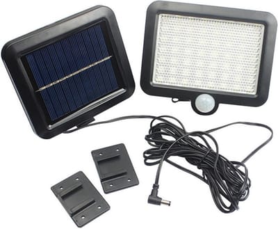 Benson Slimme led straler - Solar - Bewegingssensor - Weerbestendig - 14,8 x 12,7 cm - Zwart