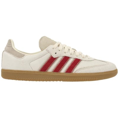 adidas Samba OG Pony Hair Pack - Wonder Beige Better Scarlet Dames Sneakers Crème Crème-Wit JS3935 37⅓ white