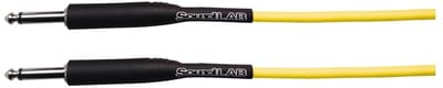 SoundLAB Premium 6,35mm Jack mono gitaar kabel - geel - 6 meter