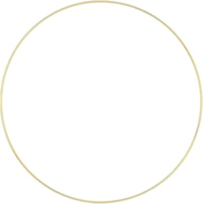 Metalen knutselringen - Decoratieve krans - Dromenvanger maken - Stevig metaal - 35 cm - Goudkleurig