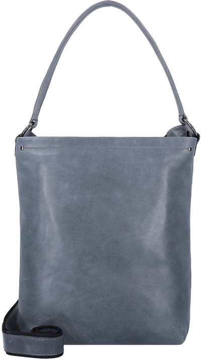 HAROLD'S Leren Schoudertas Caugio Shoulderbag Up Blue Blauwgrijs
