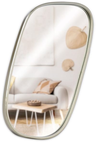 Vilde - Spiegel - Wand - Champagne Goud - Metal - 19,5x35 cm