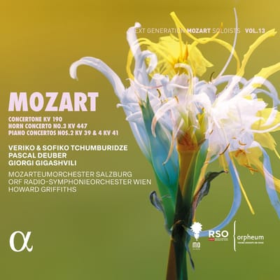 Mozarteumorchester Salzburg, Orf Radio-Symphonieorchester Wien, Howard Griffiths - Mozart: Concertone Kv 190, Horn Concerto No. 3, Kv 447, Piano Concertos No. 2, Kv 39 & No. 4, Kv 41 (CD)