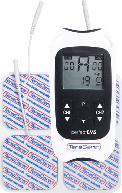 TensCare - Perfect EMS | TENS apparaat | Pijnverlichting | Elektrodentherapie | Spierstimulator | TENS Pijntherapie