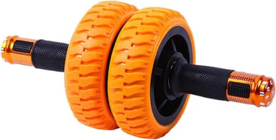 Buikspierwiel - Core Trainer - Krachttraining thuis - Dubbele wielen stabiliteit - 15 cm breed - Uniek