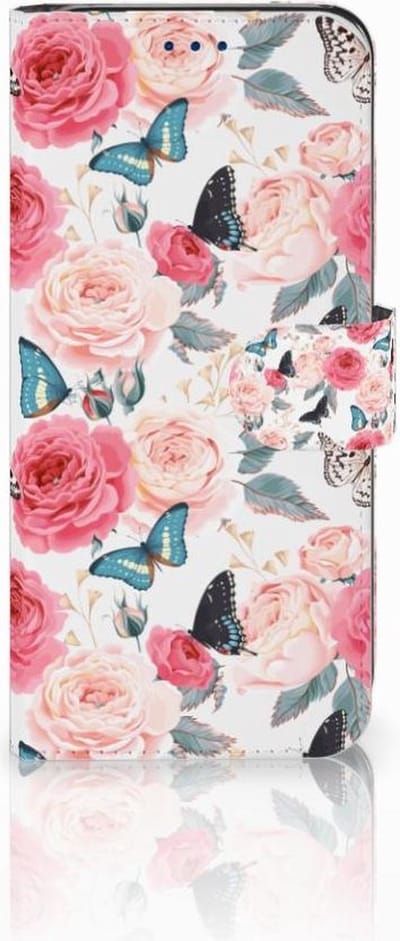 Samsung Galaxy S8 Hoesje Butterfly Roses