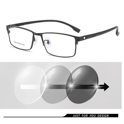 Kant-en-klare Myopie Nieuwste Kleurveranderende Zonnebril Stijlvol Kameleon Grijs Glas Metalen Poten Met Beschermers Zonnebril -1 -15 -20 -25 -3 Myopia-0.25 white