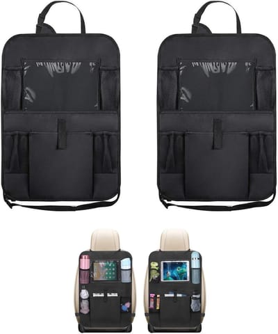 Famanu – 2packs Autostoel Opslag Touch Tablet Houder Achterbank Organizer Auto Accessoires
