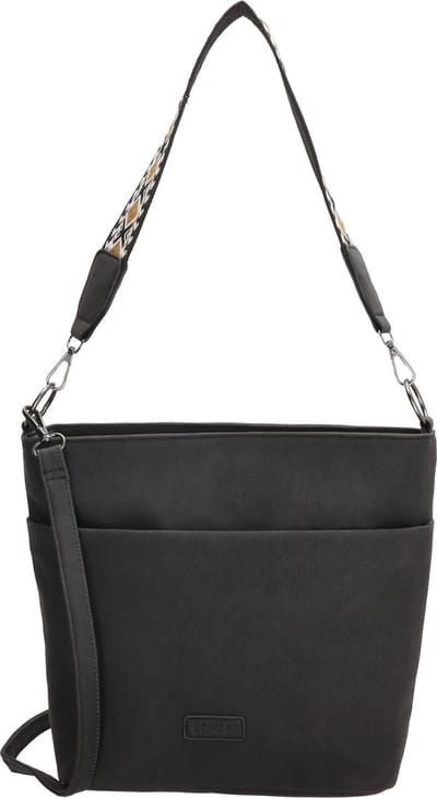 Beagles Malaga Crossbody Schouder Tas Shopper Fashion Bag - Tote Bag - Dames Tas - Zwart