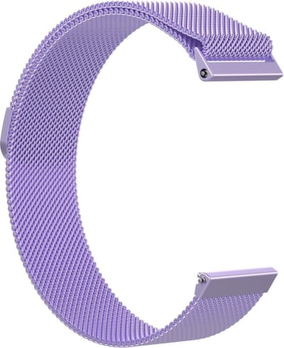 KELERINO. Milanees bandje geschikt voor Fitbit Versa (Lite) - Paars