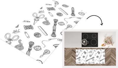 Keukenloper - Loper keuken - Breien - Naaien - Patronen - Wol - 120x60 cm - Keukenloper vinyl