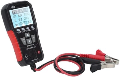 Autobatterij Tester - Accu Analysator - Voertuigonderhoud - Snelle CCA Controle - 12V 24V - Zwart