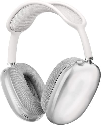 KELERINO. Siliconen Transparant Cover Case geschikt voor Airpods Max - Transparant