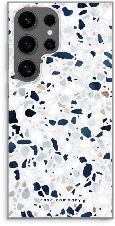 Case Company® - Hoesje geschikt voor Samsung Galaxy S24 Ultra hoesje - Terrazzo N°1 - Soft Cover Telefoonhoesje - Bescherming aan alle Kanten en Schermrand