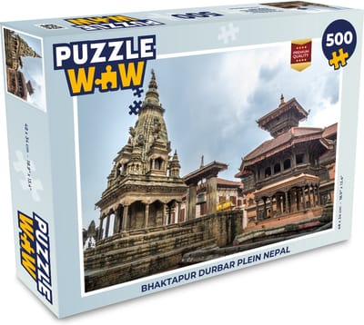 Puzzel Bhaktapur Durbar plein Nepal - Legpuzzel - Puzzel 500 stukjes