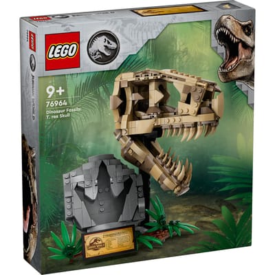 LEGO Jurassic World Dinosaurusfossielen: T. rex Schedel speelgoed voor kinderen - 76964