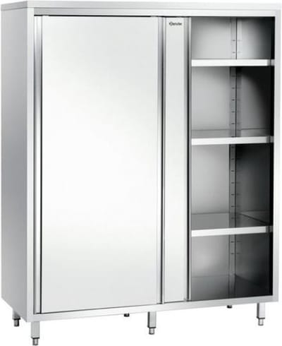 Servieskast 600 | 140cm breed | 2SD | RVS | Bartscher | 398140