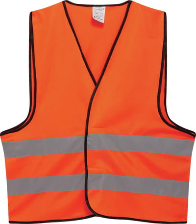 Veiligheidshesje - met Reflectie - Veiligheidsvest - Reflectievest - Veiligheidshesje - Oranje - one size