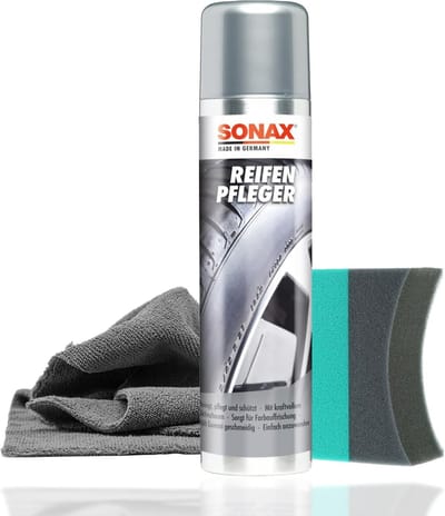 Bandenverzorgingsset - Autobanden reiniger - Auto poetsen - Herstelt kleur en glans - 400 ml