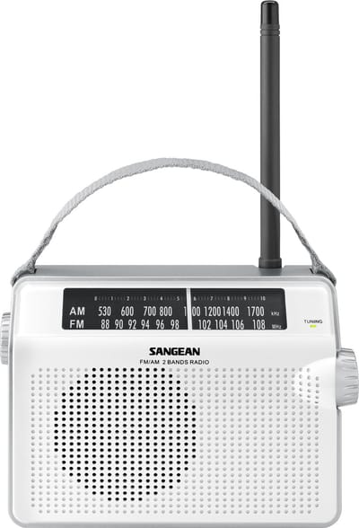 Sangean PR-D6 - Draagbare radio - Wit