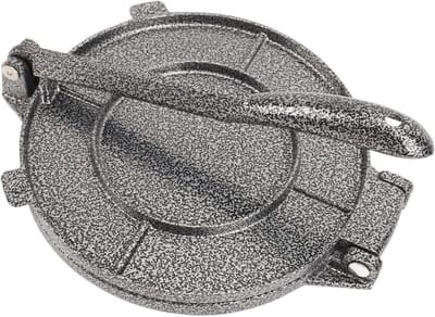 Tortillapers Handmatig - Flatbread Maker - Maaltijden Bereiden - Antiaanbaklaag - 63 Inch - Zilverkleurig