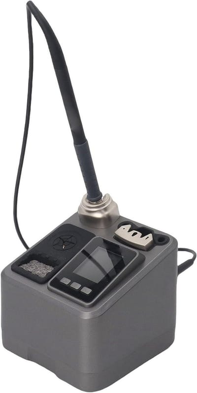 Soldeerboutstation Kit - Professioneel Soldeerapparaat - Elektronica Reparatie - 2s Snelle Verwarming - 120W Vermogen - Zwart