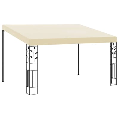 vidaXL - Wandprieel - 4x3x2,5 - m - crème